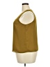 Nine West 100% Polyester Gold Sleeveless Blouse Size XXL (petite) - photo 5