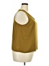 Nine West 100% Polyester Gold Sleeveless Blouse Size XXL (petite) - photo 4