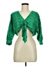 Zara Green 3/4 Sleeve Blouse Size M - photo 1