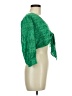 Zara Green 3/4 Sleeve Blouse Size M - photo 4