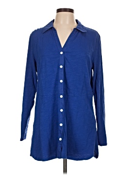 Soft Surroundings Long Sleeve Button Down Shirt