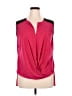 Signature Studio 100% Polyester Pink Sleeveless Blouse Size XL - photo 1