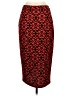 Bobeau Argyle Red Casual Skirt Size S - photo 2