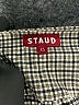 STAUD Houndstooth Gray Casual Pants Size XS - photo 6