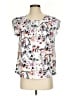 Shein White Short Sleeve Blouse Size 4 - photo 1