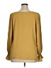Bar III Gold Long Sleeve Blouse Size XL - photo 2