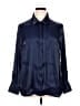 Torrid 100% Polyester Blue Long Sleeve Blouse Size 1X Plus (1) - photo 1