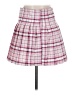 No Boundaries 100% Polyester Plaid Pink Casual Skirt Size 7 - 9 - photo 2