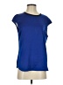 Eva Longoria Blue Short Sleeve Top Size S - photo 1