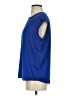 Eva Longoria Blue Short Sleeve Top Size S - photo 5
