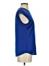 Eva Longoria Blue Short Sleeve Top Size S - photo 4