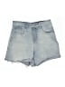Express Blue Denim Shorts Size 4R - photo 1