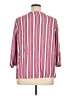 retrology 100% Rayon Stripes Pink 3/4 Sleeve Blouse Size XL - photo 2
