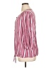 retrology 100% Rayon Stripes Pink 3/4 Sleeve Blouse Size XL - photo 5