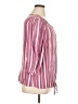 retrology 100% Rayon Stripes Pink 3/4 Sleeve Blouse Size XL - photo 4