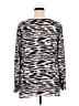 Assorted Brands 100% Polyester Animal Print Silver Long Sleeve Blouse Size XL - photo 2