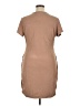 Express 100% Cotton Solid Tan Casual Dress Size XL - photo 2