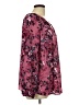 Torrid 100% Polyester Burgundy Long Sleeve Blouse Size Lg Plus (0) - photo 4