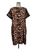 Gibson Latimer Animal Print Brown Casual Dress Size XL - photo 1