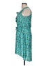 Bebop 100% Polyester Paisley Teal Casual Dress Size M - photo 5