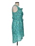 Bebop 100% Polyester Paisley Teal Casual Dress Size M - photo 4