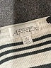 Casual Corner Annex Stripes Silver Pullover Sweater Size L - photo 7
