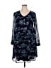 Ichi 100% Polyester Blue Casual Dress Size XXL - photo 1