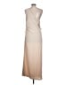 Unbranded 100% Polyester Tan Cocktail Dress Size L - photo 2