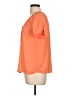 Pretty Good 100% Polyester Orange Short Sleeve Blouse Size L - photo 5