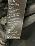 Topshop 100% Polyester Solid Black Romper Size 2 (petite) - photo 4
