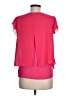 By & By 100% Polyester Pink Short Sleeve Blouse Size M - photo 2