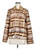Susan Graver 100% Polyester Tie-dye Brown Jacket Size M - photo 1