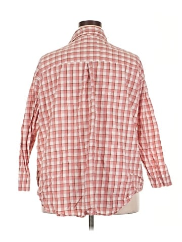 Only 3/4 Sleeve Button-Down Shirt (view 2)
