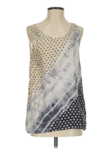 Garnet Hill Sleeveless Silk Top (view 1)