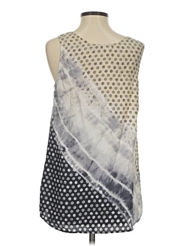 Garnet Hill Sleeveless Silk Top (view 2)