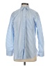 MNG Stripes Blue Long Sleeve Button-Down Shirt Size 2 - photo 1