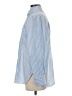 MNG Stripes Blue Long Sleeve Button-Down Shirt Size 2 - photo 5