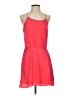 The Impeccable Pig 100% Polyester Solid Red Casual Dress Size S - photo 1