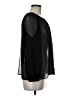 Point Sur 100% Polyester Black Long Sleeve Blouse Size M - photo 4