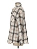 Unbranded 100% Polyester Plaid Ivory Long Sleeve Blouse Size M - photo 5