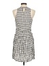 Soft Joie 100% Polyester Checkered-gingham Gray Casual Dress Size M - photo 2