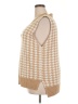 Unbranded 100% Acrylic Houndstooth Tan Sweater Vest Size L - photo 5