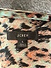 J.Crew 100% Polyester Animal Print Teal Sleeveless Blouse Size L - photo 7