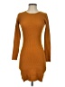 Cotton On Solid Orange Casual Dress Size XS - photo 1