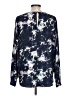 Mossimo 100% Polyester Blue Long Sleeve Blouse Size L - photo 2