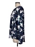 Mossimo 100% Polyester Blue Long Sleeve Blouse Size L - photo 5