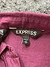 Express Burgundy Long Sleeve Blouse Size M - photo 7