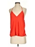 Caribbean Queen 100% Polyester Orange Sleeveless Blouse Size S - photo 1