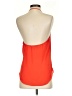 Caribbean Queen 100% Polyester Orange Sleeveless Blouse Size S - photo 2