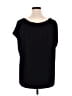 Torrid 100% Polyester Black Short Sleeve Blouse Size 1X Plus (1) - photo 2